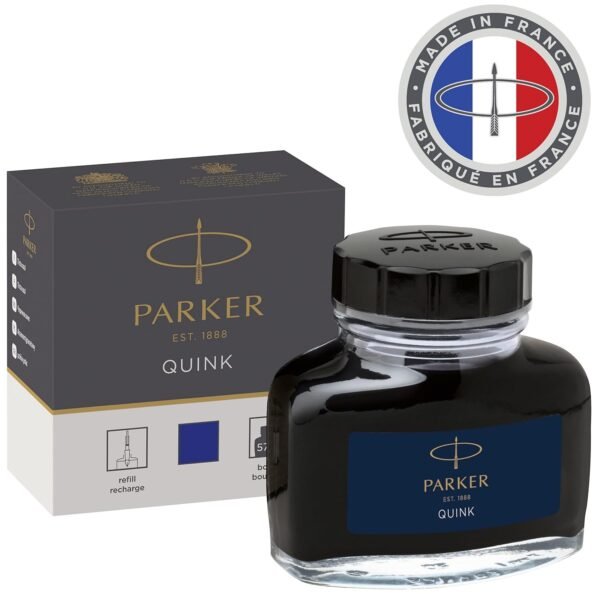 Parker Bottle Ink Quink Blue 57ml 1950376 Regular Imports - Image 3