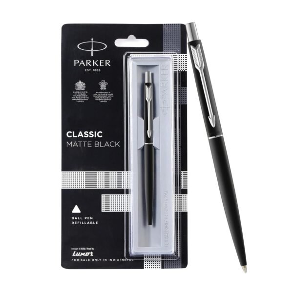 Parker Classic Matte Black CT Ball Pen, 1 Count (Pack of 1) (9000013840) - Image 7