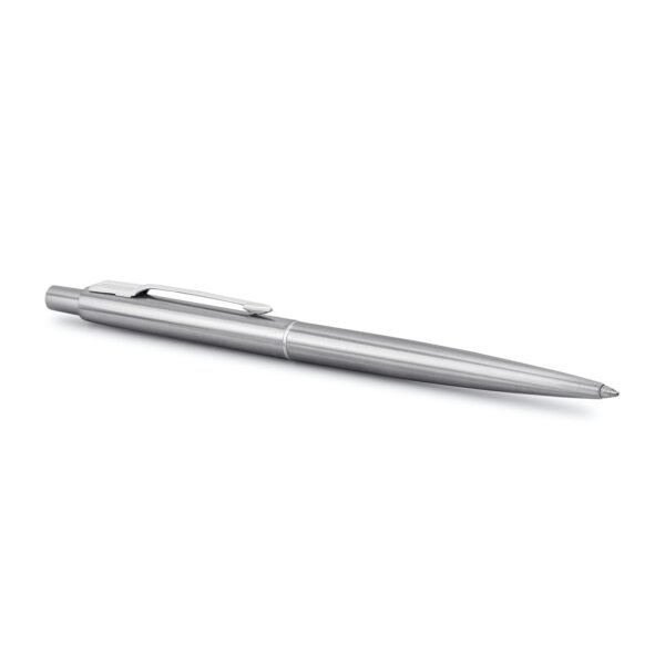 Parker Classic Stainless Steel Chrome Trim Ball Pen| Ink Color - Blue | Gift For Employees | Unique Gifts For Entrepreneurs - Image 4