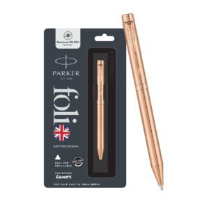 Alternative view of Parker Folio Antimicrobial Ball Pen| Ink Color -Blue | Perfect For Professional Use | Elite Pen For Gifting