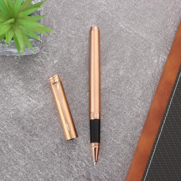 Parker Folio Antimicrobial Roller Ball Pen| Ink Color - Blue | Perfect For Gifting Purpose | Elite Pen for Personal & Professional Use - Image 5