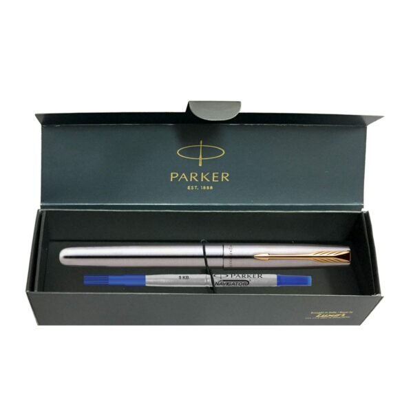 Parker Frontier Stainless Steel GT Roller Ball Pen - Image 6