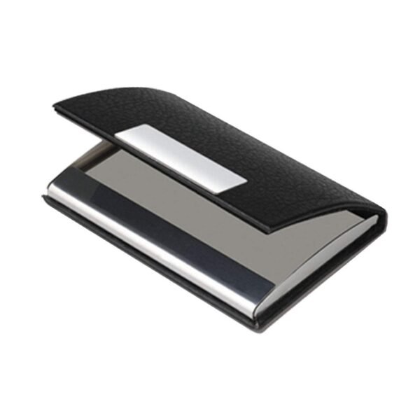Parker Galaxy Gold Trim Ball Pen with Free Card Holder (Stainless Steel) - Image 3