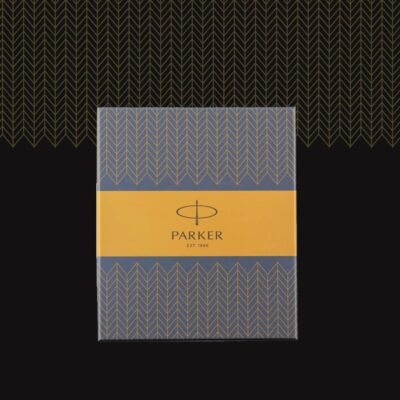 Parker Gift Set Frontier Matte Black Gold Trim Roller Ball …