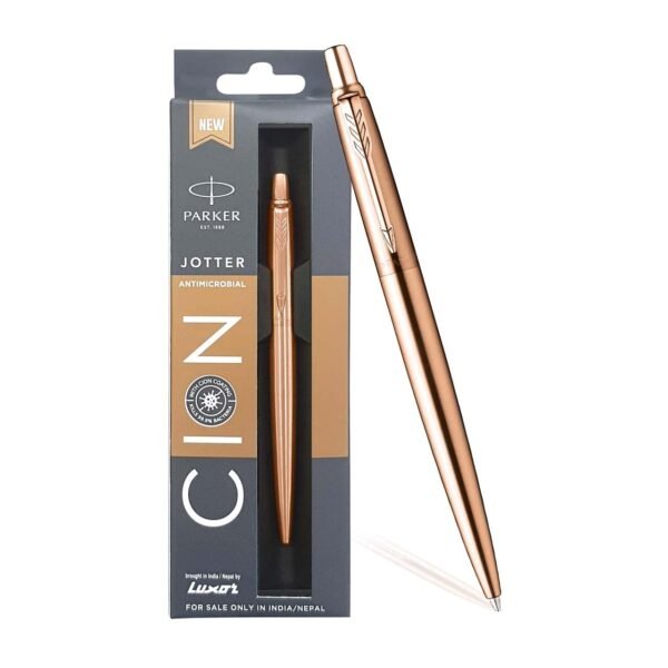 Parker Jotter Antimicrobial Cion Coated Ball Pen| Ink Color - Blue | Gift For Employees
