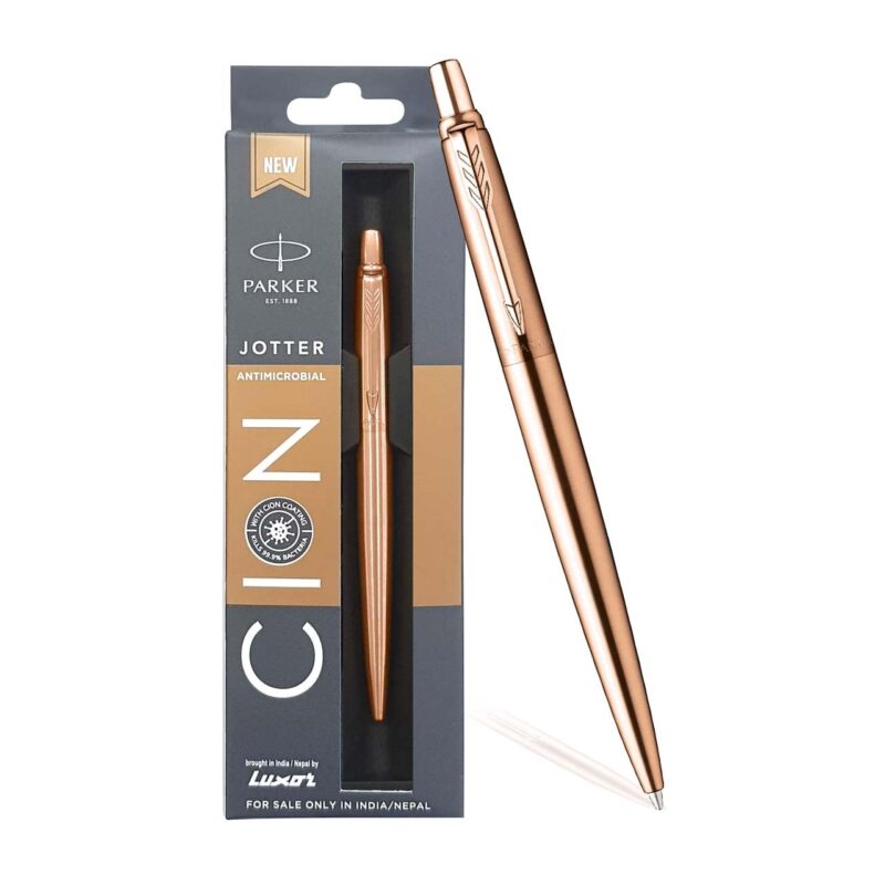 Parker Jotter Antimicrobial Cion Coated Ball Pen| Ink Color - Blue | Gift For Employees