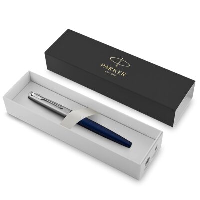 Parker Jotter Fountain Pen, Royal Blue Metal Body, Medium P…
