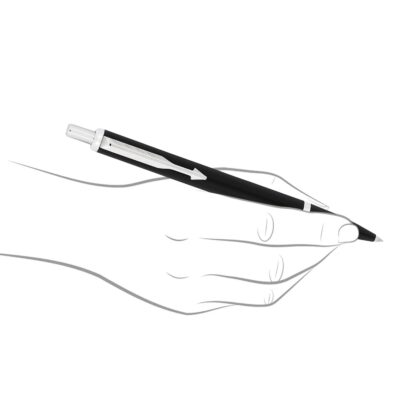 Parker Latitude Matte Black Chrome Trim Ball Pen | Blue Ink…