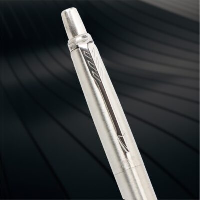 Parker Moments Jotter Steel Chrome Trim Ball Pen (Silver)