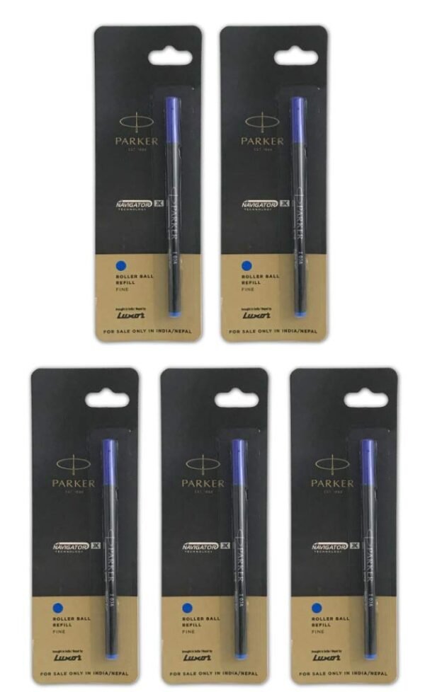Parker Navigator X Beta and Folio Roller Ball Pen Blue Refill-5