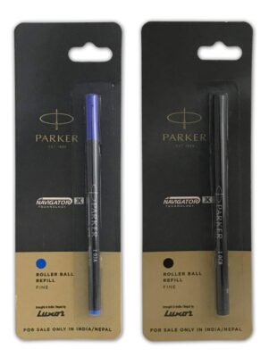 Parker Navigator X Beta and Folio Roller Ball Pen Blue and …