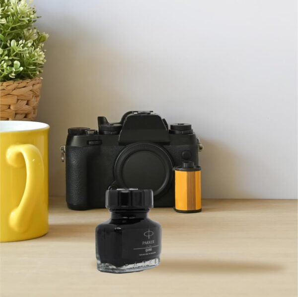 Parker Quink Ink Bottle | Black Ink – 30ml | Fountain Pen Ink | Smooth Flow, Quick-Drying | Suitable for All Parker Fountain Pens - Image 4