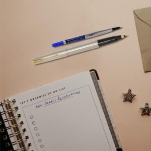 Parker Ultra Fine Navigator Refill| Blue Ink Color| Smudge Free Writing Experience | Precision Writing