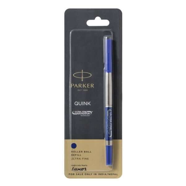 Parker Ultra Fine Navigator Rollerball Pen Refill | Blue Ink | Quick-Drying | Smooth Flow | Long-Lasting Refill - Image 3