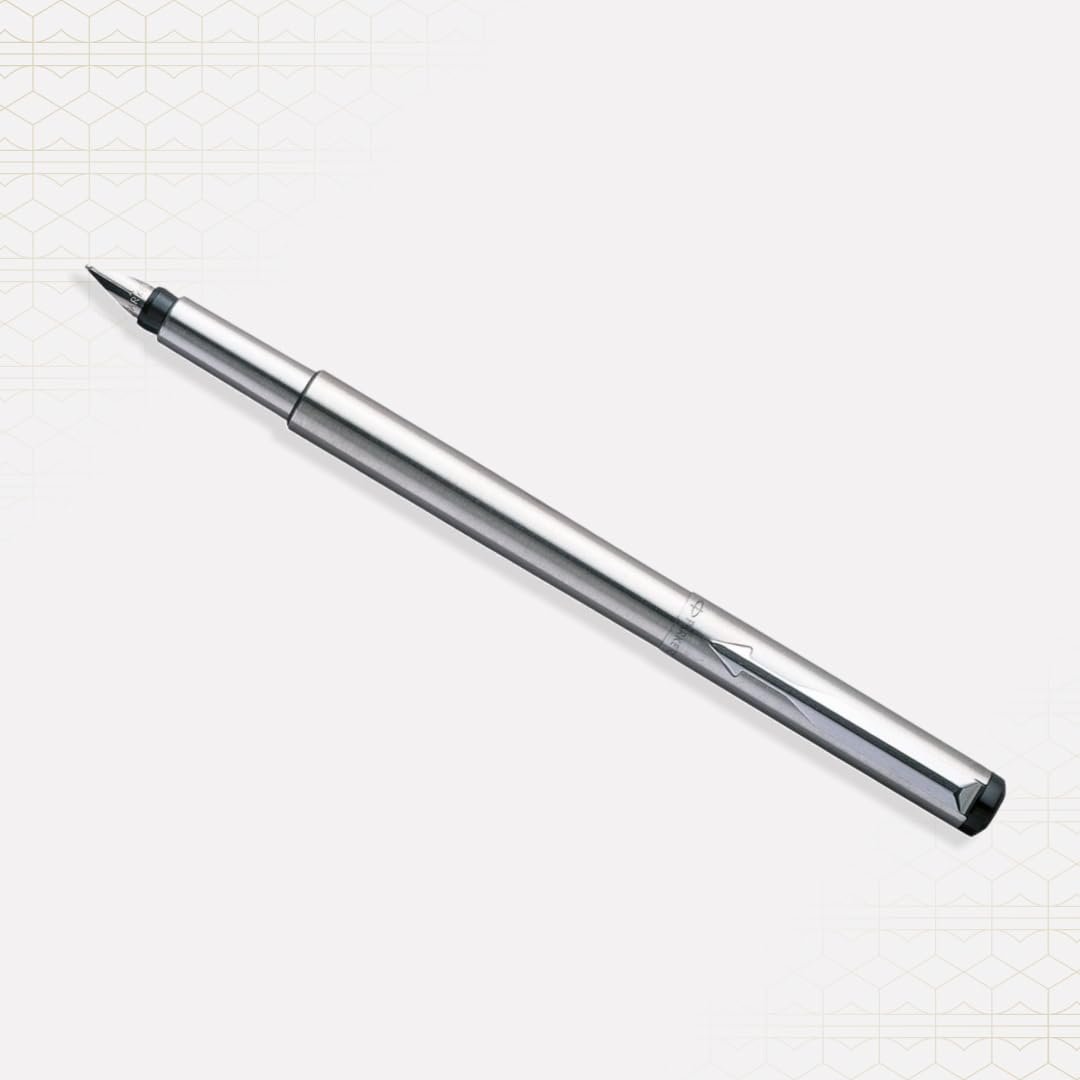 Parker Vector CT Fountain Pen, Stainless Steel - Image 3