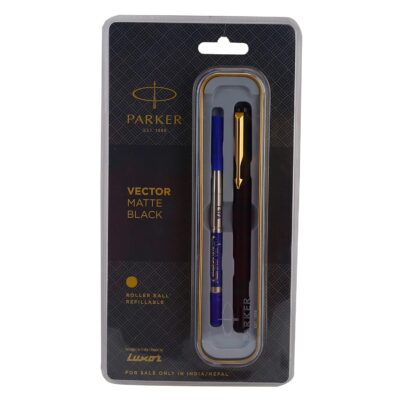 Parker Vector Matte Black GT Roller Ball Pen