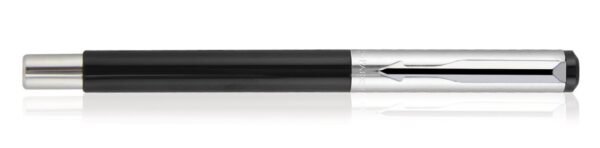 Parker Vector Mettalix Roller Ball Pen (Black) with Blue Ink - Image 4