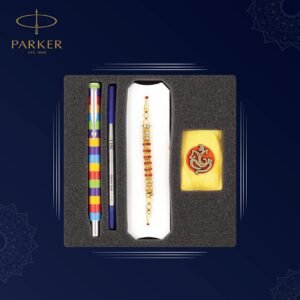 Alternative view of Parker Vector Special Edition Roller Ball Pen with Rakhi Combo, multicoloured, 4 Piece Set (9000024541)