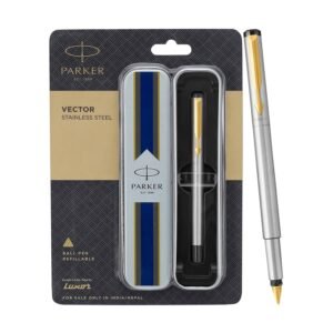 Alternative view of Parker Vector Stainless Steel GT Fountain Pen