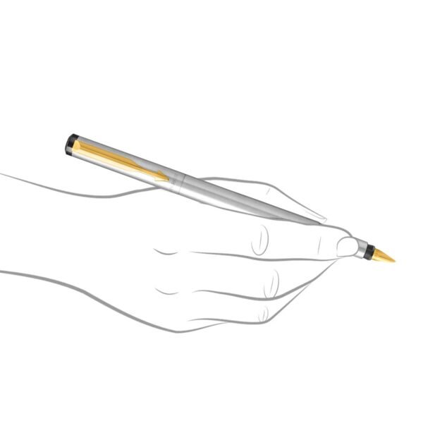 Parker Vector Stainless Steel GT Fountain Pen - Image 8