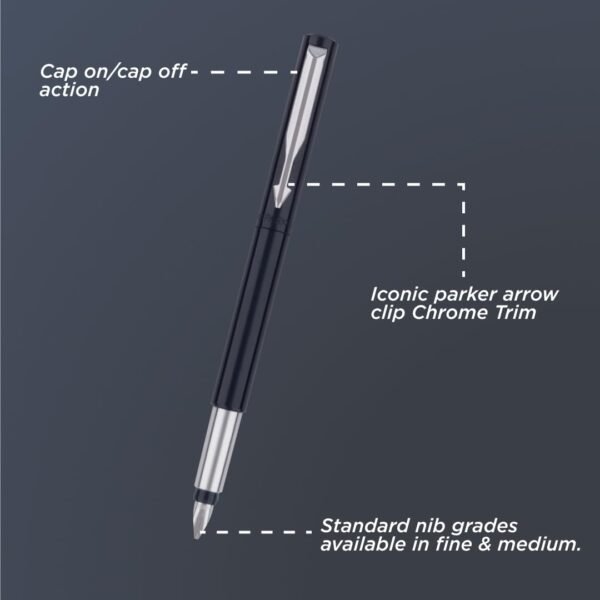 Parker Vector Standard Calligraphy CT Fountain Pen (Black), 1 Count (Pack of 1) (9000017373) - Image 6