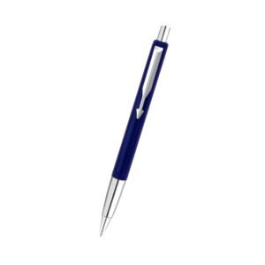 Alternative view of Parker Vector Standard Chrome Trim Ball Pen | Blue Ink | Blue Body Color | A Premium Writing Experience for Everyone