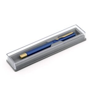 Alternative view of Parker Vector Standard Gold Trim Fountain Pen| Metallic Blue Body Colour| Ink Colour – Blue