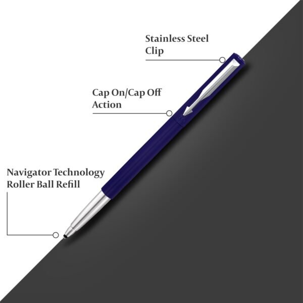 Parker Vector Standard Roller Ball, Blue, 1 Count (Pack of 1) (9000017248) - Image 3
