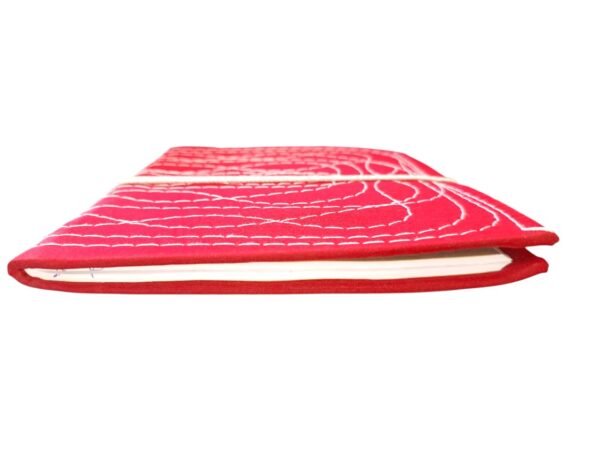 Bahi Khata Book | Traditional Red Cloth Binding Account Book | 21.5cm x 18.5cm - Image 3