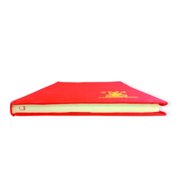 Puja Red Cloth Binding Ledger Register – 33x21 cm | Ledger Book | Hard Cover | Office Use - Image 7