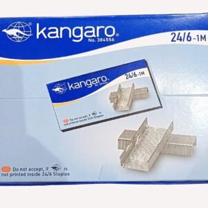 Alternative view of kangaro Heavy Duty Staples Pins Size - 24/6-1M, Set of 20 Box, Blue Colour Packing