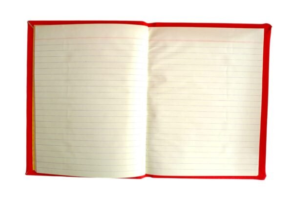 Puja Red Cloth Binding Copy – Ruled| 21x17 cm | Hard Cover