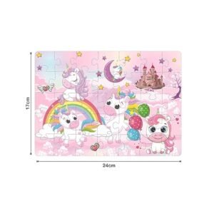 Alternative view of RATNA'S 4 in 1 Unicorn Kingdom Jigsaw Puzzle for Kids|A Perfect Jigsaw Puzzle for Little Hands|4 * 35 Pieces Jigsaw Puzzle, Multicolor