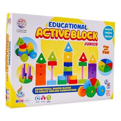 RATNA'S Building Block Toys for Kids.Age(2 to 6) Multicolou…