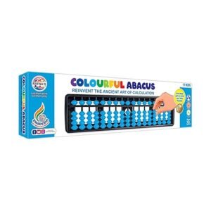 RATNA'S Colourful Abacus 17 Rod Tool for Kids | Enhance Counting Skills and Mathematics | Educational Toy (Multicolor)