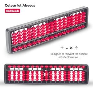 Alternative view of RATNA'S Colourful Abacus 17 Rod Tool for Kids | Enhance Counting Skills and Mathematics | Educational Toy (Multicolor)