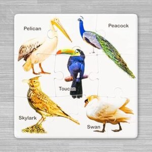 Alternative view of Ratna's eduactional Bird Jigsaw Puzzle for Kids to Start Their Preschool Learning and Enhance Their Knowledge