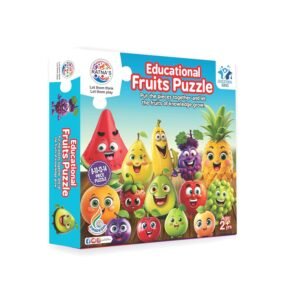 Alternative view of Ratna's Educational Fruit Jigsaw Puzzle for Kids to Enhance Their Knowledge About Fruit and Teach Your Kids About Fruits