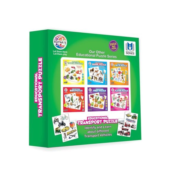 Ratna's Educational Transport Jigsaw Puzzle for Kids to Enhance Their Knowledge About Different Transport Vehicles This is a 8-10-12-14 Pieces Puzzle - Image 7