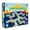 RATNA'S Fruit Dominoes, Classic Table Top Game, 28 Tiles, Match and Fun Educational Strategy Game for Kids 5+ Years