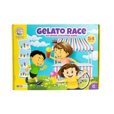 RATNA'S Gelato Race Ice Cream Challenge Game, 54 Challenge …
