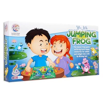 Ratna's Jumping Frog Board Game - Multicolor Catapult Game …