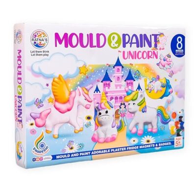 RATNA'S Mould and Paint Unicorn DIY Kit - Create Adorable P…
