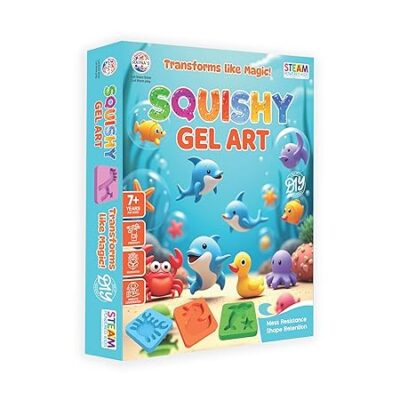 Ratna's Squishy Gel Art DIY Kit, 3D Colorful Soft and Squis…