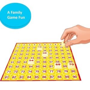 Alternative view of RATNA'S Original Housie Game Set with 24 Reusable Tickets, Tambola Party Games for Kids & Adults