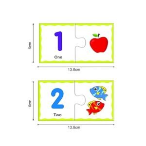 Alternative view of RATNA'S Educational Jigsaw Puzzle Range for Kids (Match The Number)