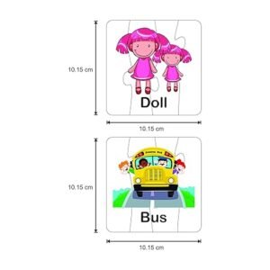 Alternative view of RATNA'S Educational Jigsaw Puzzle Range for Kids (Match The Spelling)