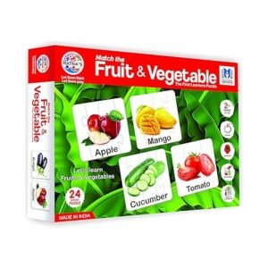 RATNA'S Educational Jigsaw Puzzle Range for Kids (Match The Fruit & Vegetable)
